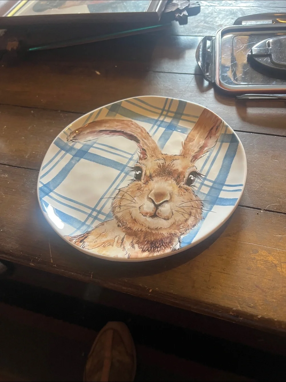 Vintage henry Bunny Ceramic Dinner Plate